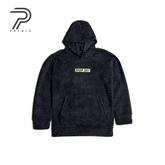 Black Wool Hoodie