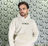 White Wool Hoodie