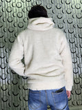 White Wool Hoodie